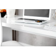 PC - stolík 36024 140x60cm Biely vysoký lesk