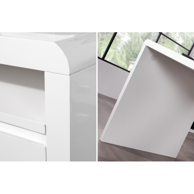 PC - stolík 36025 160x60cm Biely vysoký lesk PC - stolík 36025 160x60cm Biely vysoký lesk