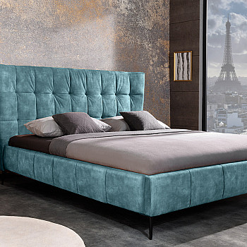 Posteľ 41427 160x200cm Boutique Zamat Petrol Posteľ 41427 160x200cm Boutique Zamat Petrol