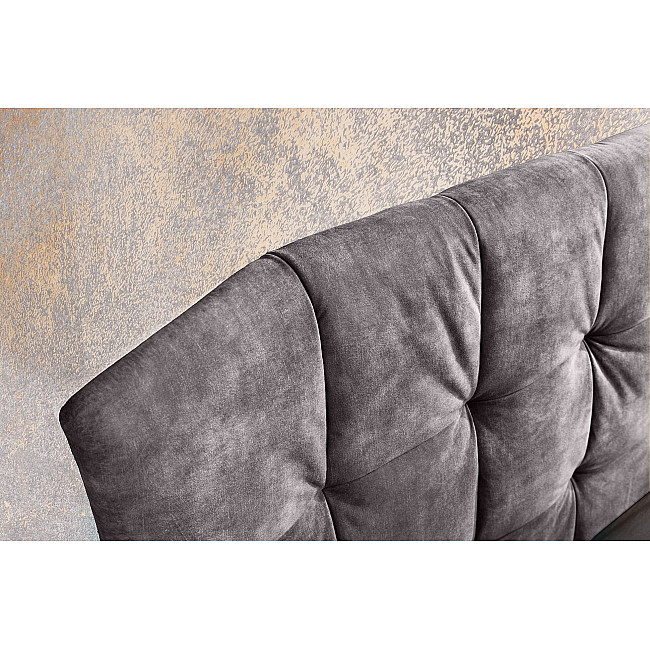 Posteľ 41669 160x200cm Boutique Zamat Tmavošedá Posteľ 41669 160x200cm Boutique Zamat Tmavošedá