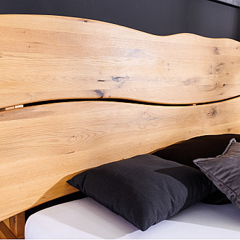 Posteľ 43556 180x200cm Amazonas Masív drevo Dub Posteľ 43556 180x200cm Amazonas Masív drevo Dub