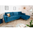 Rohová sedacia súprava 39847 Cozy - Zamat tmavo modrá Rohová sedacia súprava 39847 Cozy - Zamat tmavo modrá