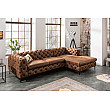 Rohová sedacia súprava 40667 Modern Barock - Antik Hnedá Rohová sedacia súprava 40667 Modern Barock - Antik Hnedá