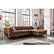 Rohová sedacia súprava 40667 Modern Barock - Antik Hnedá Rohová sedacia súprava 40667 Modern Barock - Antik Hnedá