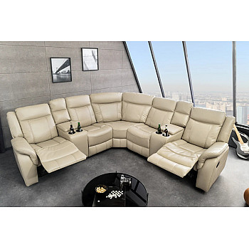 Rohová sedacia súprava Relax 47589 Hollywood - Béžová