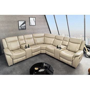 Rohová sedacia súprava Relax 47589 Hollywood - Béžová