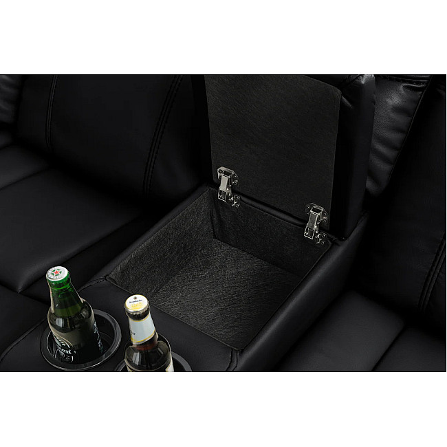 Rohová sedacia súprava Relax 47590 Hollywood - Čierna