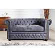 Sedacia súprava 37390 Chesterfield 2-sedenie Antik šedá