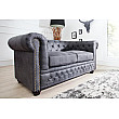 Sedacia súprava 37390 Chesterfield 2-sedenie Antik šedá