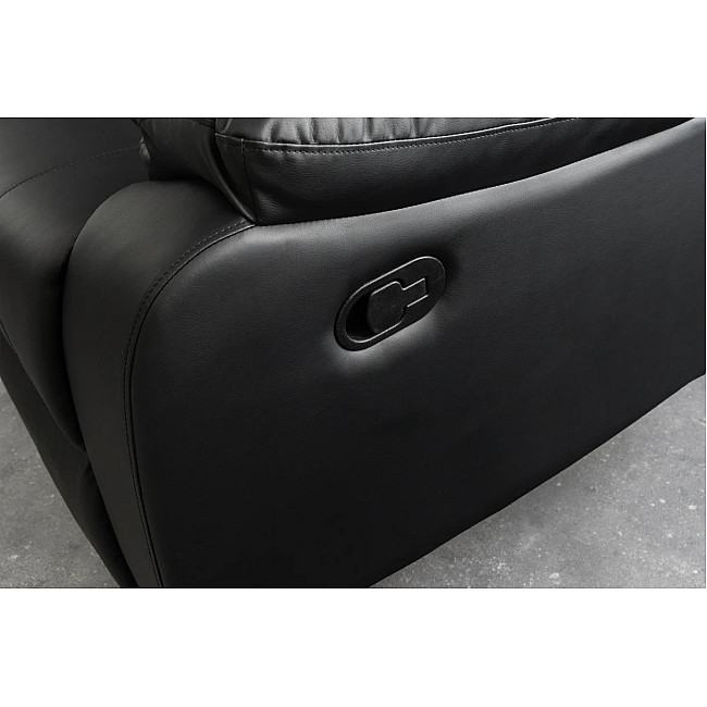 Sedacia súprava Relax 39474 Hollywood 2-sedenie Čierna