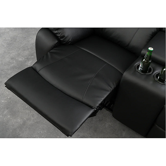 Sedacia súprava Relax 39474 Hollywood 2-sedenie Čierna