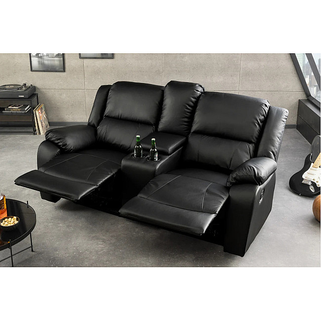 Sedacia súprava Relax 39474 Hollywood 2-sedenie Čierna