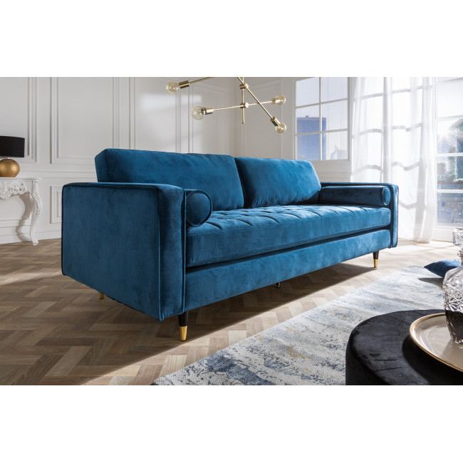 Sedacia súprava 39844 220cm Cozy - Zamat Modrá Sedacia súprava 39844 220cm Cozy - Zamat Modrá