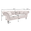 Sedacia súprava 40146 225cm Paris - Zamat Sivá Sedacia súprava 40146 225cm Paris - Zamat Sivá