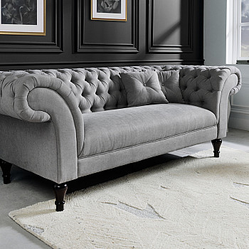 Sedacia súprava 40147 225cm Paris - Zamat Šedá