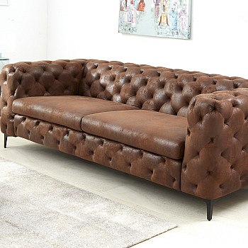 Sedacia súprava 44396 240cm Modern Barock Antik Hnedá