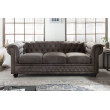 Sedacia súprava 40517 Chesterfield 3-sedenie Vintage Šedá Taupe Sedacia súprava 40517 Chesterfield 3-sedenie Vintage Šedá Taupe