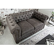 Sedacia súprava 40518 Chesterfield 2-sedenie Vintage Šedá Taupe Sedacia súprava 40518 Chesterfield 2-sedenie Vintage Šedá Taupe