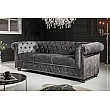Sedacia súprava 41215 Chesterfield 3-sedenie Zamat Šedá Sedacia súprava 41215 Chesterfield 3-sedenie Zamat Šedá