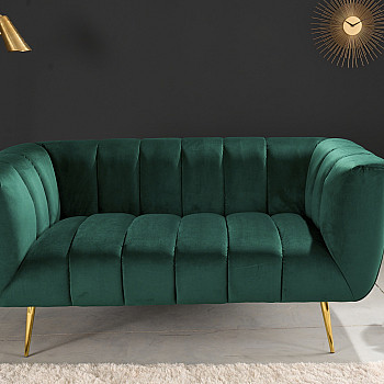 Sedacia súprava 41247 165cm Noblesse 2-sedenie Zamat Smaragdovozelená