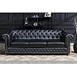 Sedacia súprava 41447 Chesterfield 3-sedenie Antique Čierna