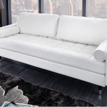 Sedacia súprava 42703 220cm Cozy - Teddy látka biela