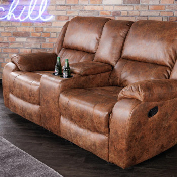 Sedacia súprava Relax 42811 Hollywood 2-sedenie Antik Hnedá