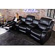 Sedacia súprava Relax 42813 Hollywood 3-sedenie Čierna