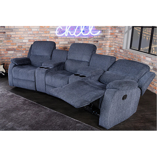 Sedacia súprava Relax 42814 Hollywood 3-sedenie Tmavošedá látka