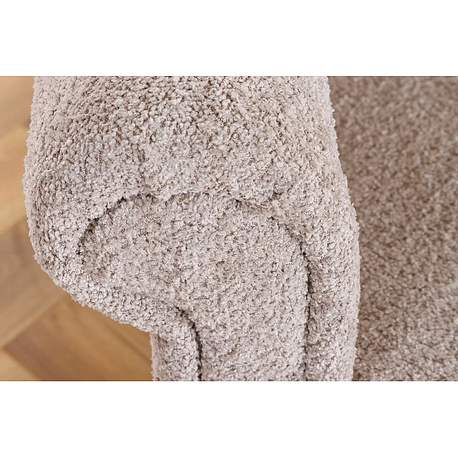 Sedacia súprava rozkladacia 44236 Belle 3-Sedenie Bouclé-Sivá