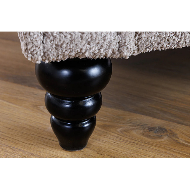 Sedacia súprava rozkladacia 44236 Belle 3-Sedenie Bouclé-Sivá