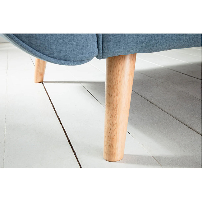 Sedacia súprava rozkladacia 40088 Divani 3-Sedenie Svetlo Modrá