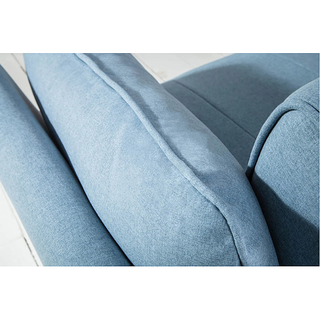 Sedacia súprava rozkladacia 40088 Divani 3-Sedenie Svetlo Modrá