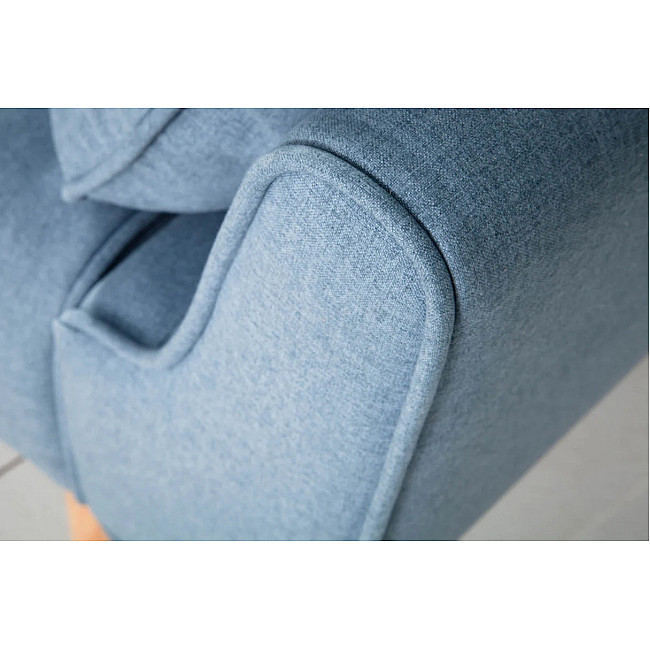 Sedacia súprava rozkladacia 40088 Divani 3-Sedenie Svetlo Modrá