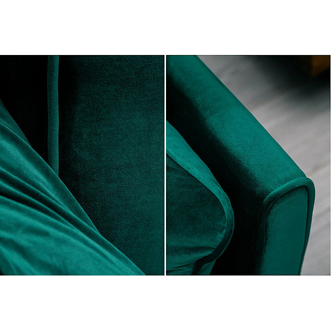 Sedacia súprava rozkladacia 40090 Divani 3-Sedenie Zamat-Zelená