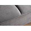 Sedacia súprava rozkladacia 40567 Boutique 3-Sedenie Zamat-Šedá