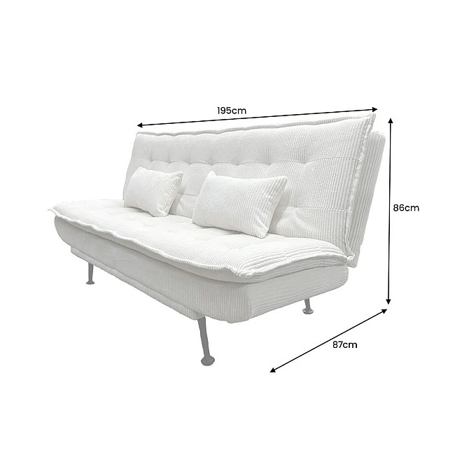 Sedacia súprava rozkladacia 47525 Jazz 3-Sedenie Béžová