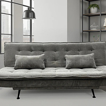 Sedacia súprava rozkladacia 47522 Jazz 3-Sedenie Sivá