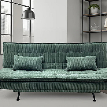 Sedacia súprava rozkladacia 47523 Jazz 3-Sedenie Zelená