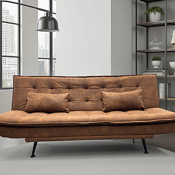 Sedacia súprava rozkladacia 47525 Jazz 3-Sedenie Hnedá 