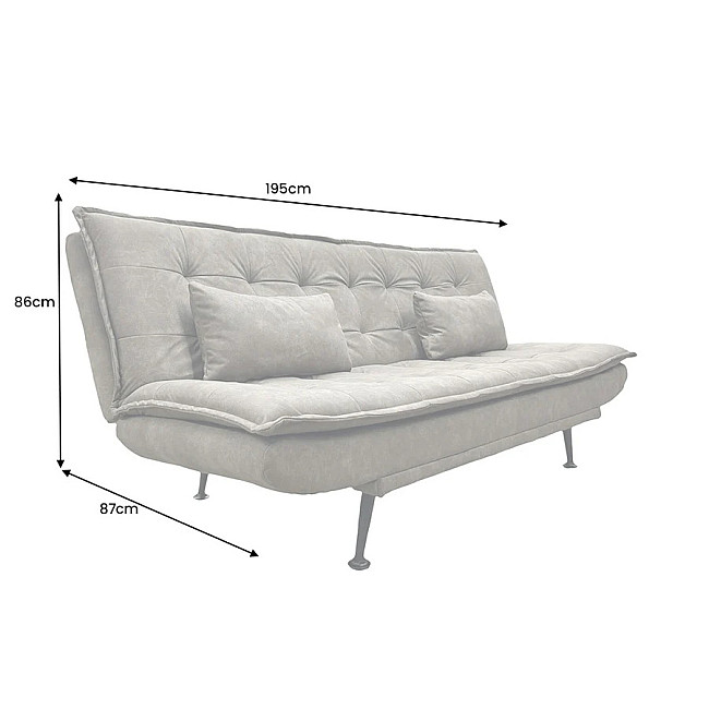 Sedacia súprava rozkladacia 47526 Jazz 3-Sedenie Taupe