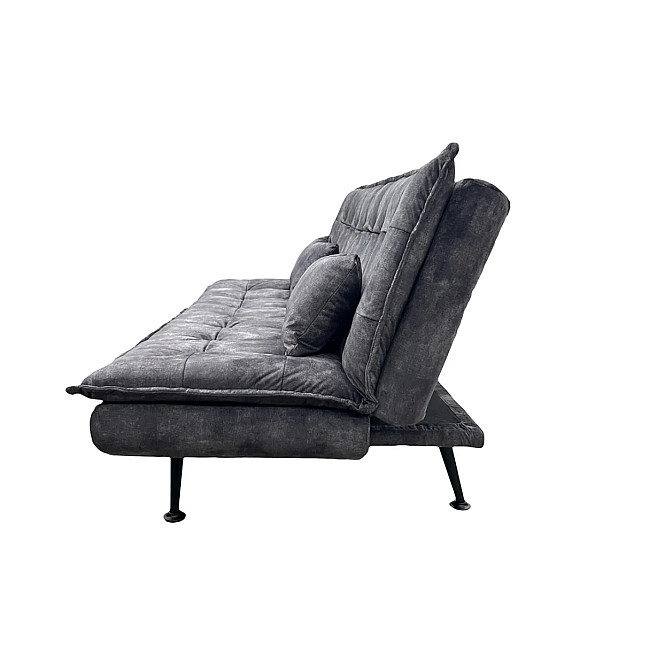 Sedacia súprava rozkladacia 47528 Jazz 3-Sedenie Zamat-Šedá