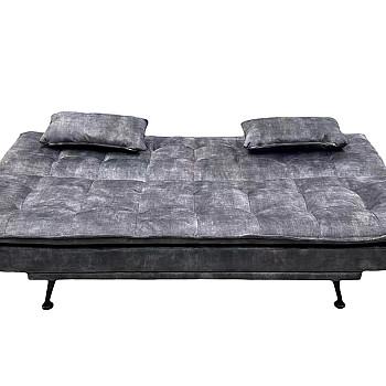 Sedacia súprava rozkladacia 47528 Jazz 3-Sedenie Zamat-Šedá