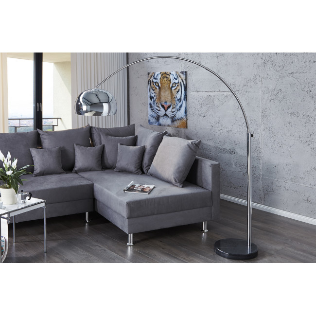 Stojaca lampa 21067 Oblúková Lesklý chróm Stojaca lampa 21067 Oblúková Lesklý chróm