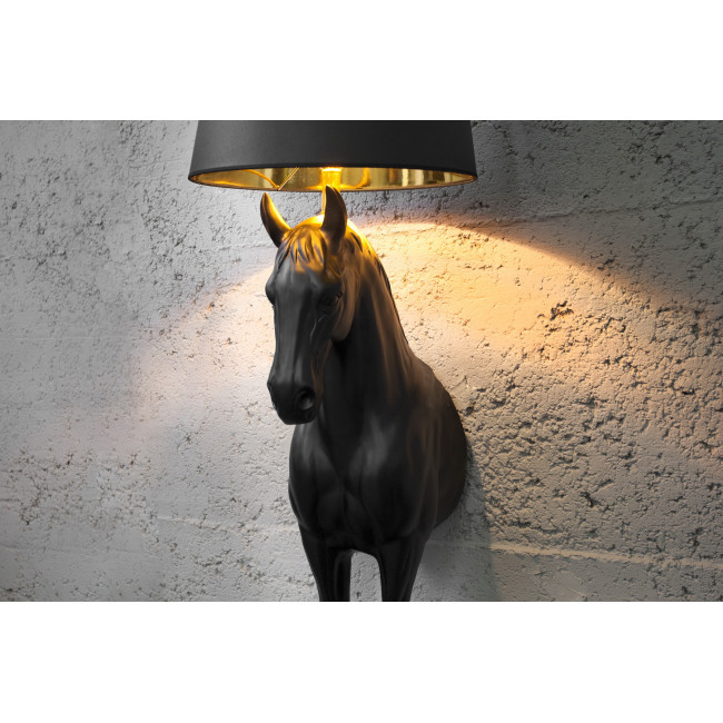 Stojaca lampa 30082 Horse Čierna