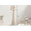 Stojaca lampa 30208 Ø50cm Drevo