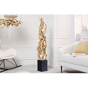 Stojaca lampa 43075 Vigne 150cm Prírodné recyklované drevo