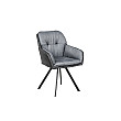 Stolička 39301 Lounger Šedá/Antracit - otočná Stolička 39301 Lounger Šedá/Antracit - otočná