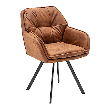 Stolička 39838 Lounger Svetlohnedá