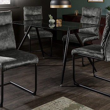 Stolička 41170 Comfort Zamat Tmavozelená